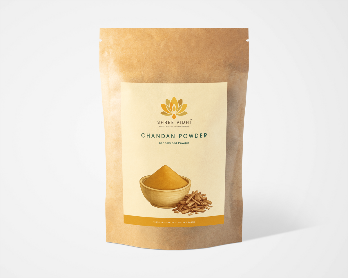 Shree vidhi 100% Pure Natural & Organic Chandan Powder For Skin Care - 50g