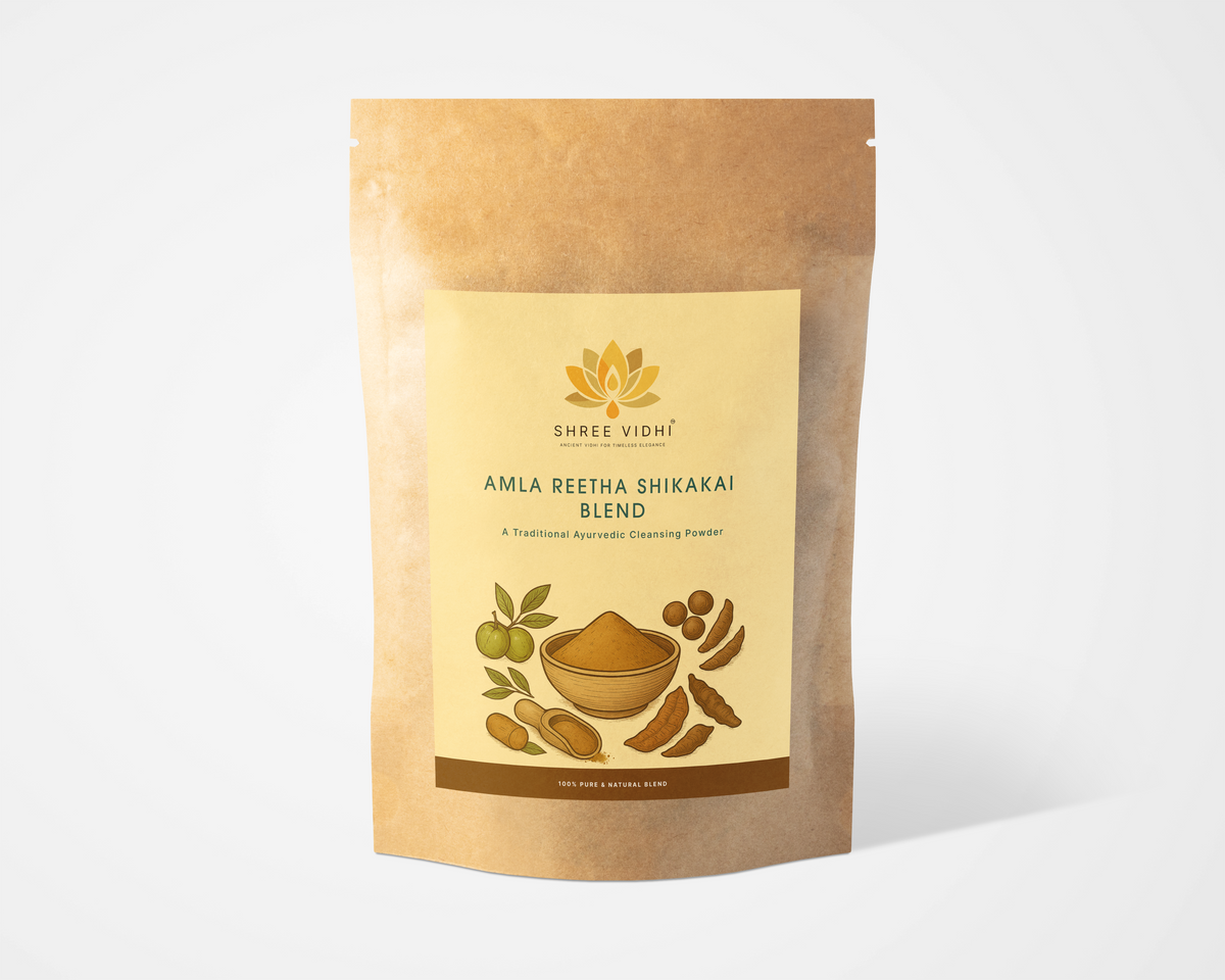 Shree vidhi Amla Reetha Shikakai Blend Powder for Hair Growth - 100gm