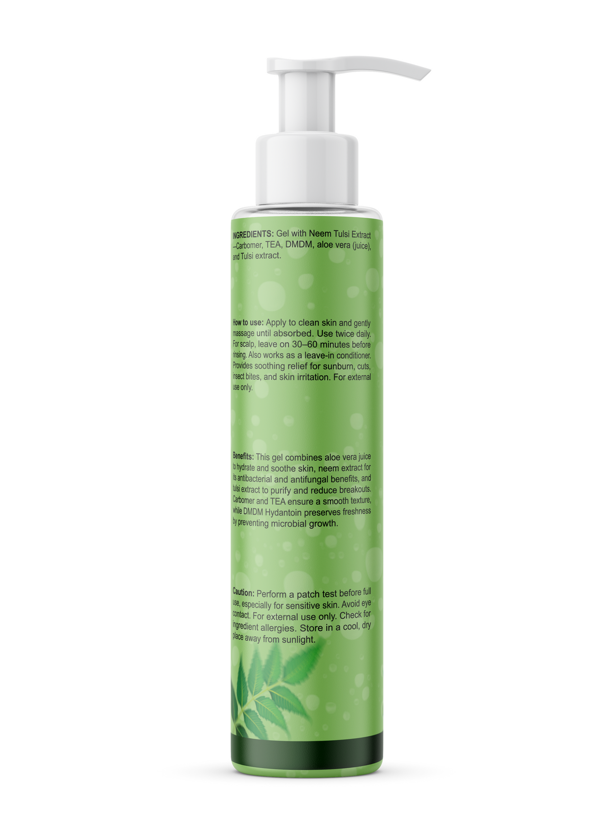 Shree vidhi Alovera Gel Neem Tusi for skin and hair -200ml